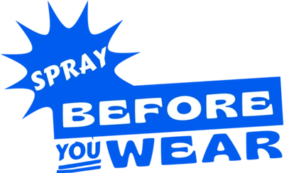 Spray your clean clothes and objects before you wear them or use them for best results